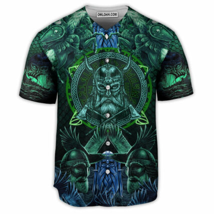 Viking See You In Valhalla - Baseball Jersey - Owl Ohh - Owl Ohh