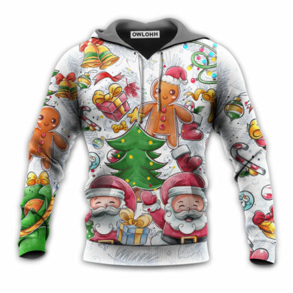 Christmas Santa Cutie Winter Snowman Gingerbread - Hoodie - Owl Ohh - Owl Ohh