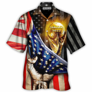 World Cup Qatar 2022 USA Will Be The Champion - Hawaiian Shirt - Owl Ohh - Owl Ohh
