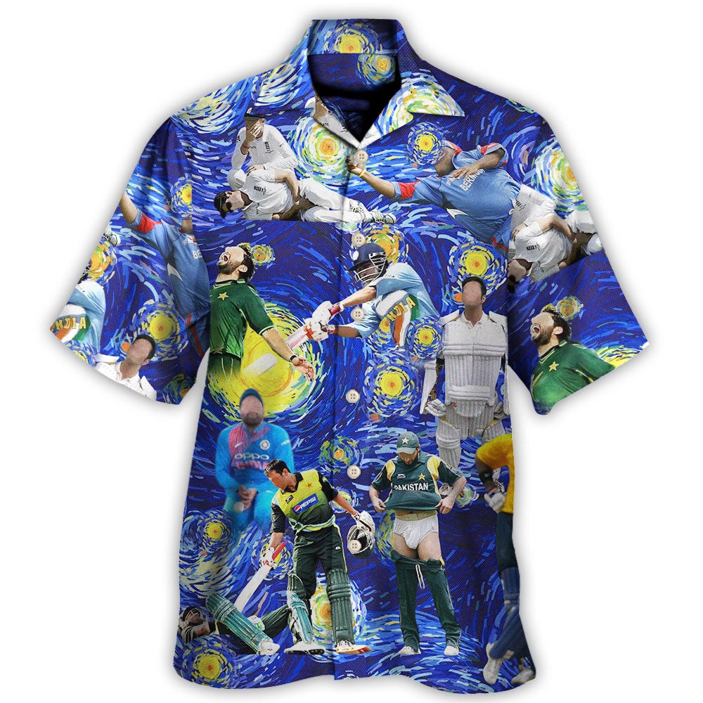Cricket Sport Funny Play Amazing Style - Hawaiian Shirt - Owl Ohh for men and women, kids - Owl Ohh