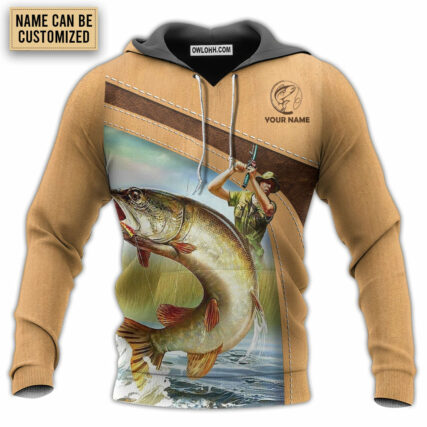 Fishing An Old Fisherman And The Best Catch Personalized - Hoodie - Owl Ohh - Owl Ohh