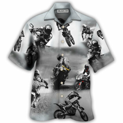 Motorcycle Sometimes I Look Back - Hawaiian Shirt - Owl Ohh - Owl Ohh