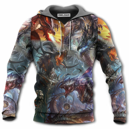 Dragon Fantasy World Dragon Magic - Hoodie - Owl Ohh - Owl Ohh
