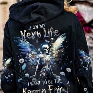 KARMA FAIRY SKELETON DAISY ALL OVER PRINT - TLTW2102235