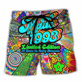 Age - Made in 1993 Limited Edition 30 Years Of Being Awesome - Beach Short - Owl Ohh - Owl Ohh