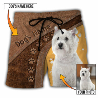 Dog My Lovely Dog Custom Photo Personalized - Beach Short - Owl Ohh - Owl Ohh
