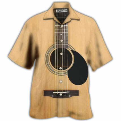 Guitar I Pet Dog I Play Guitar I Know Things - Hawaiian Shirt - Owl Ohh - Owl Ohh