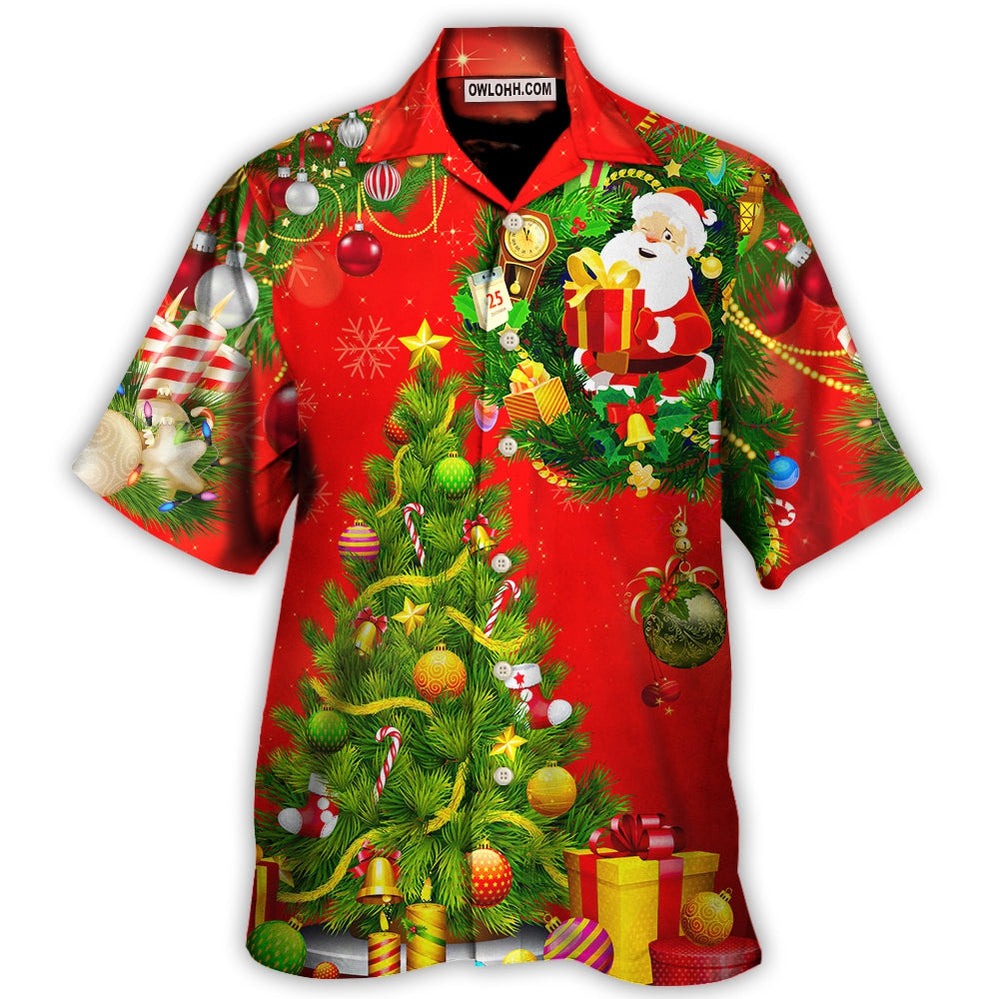 Christmas Tree Red Style - Hawaiian Shirt - Owl Ohh - Owl Ohh