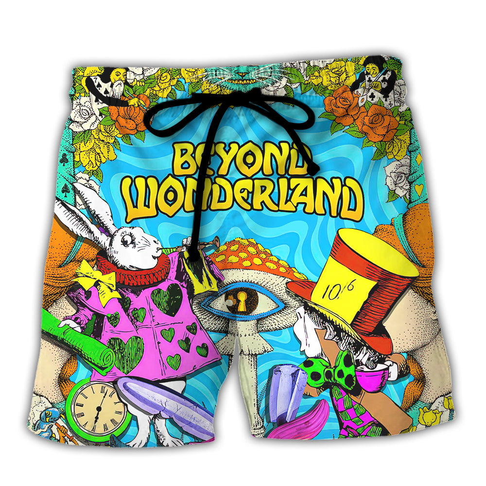 Music Event Beyond Wonderland Amazing Festival Colorful Style - Beach Short - Owl Ohh - Owl Ohh