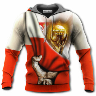 World Cup Qatar 2022 Poland Will Be The Champion - Hoodie - Owl Ohh - Owl Ohh