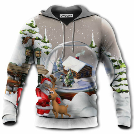 Christmas Santa Giving Christmas For Everyone - Hoodie - Owl Ohh - Owl Ohh