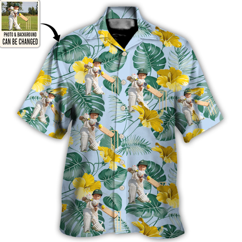 Cricket You Want Tropical Style Custom Photo - Hawaiian Shirt - Personalized Photo Gifts for men and women, kids - Owl Ohh