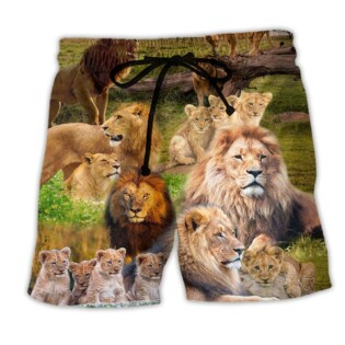 Lion Never Roars After A Kill - Beach Short - Owl Ohh - Owl Ohh