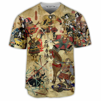 Samurai Perceive That Which Cannot Be Seen With The Eye - Baseball Jersey - Owl Ohh