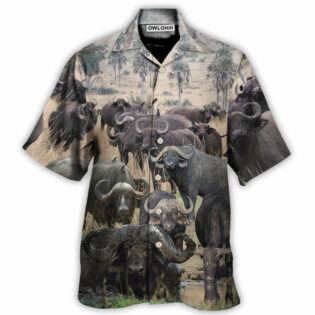 Buffalo This Is Our Happy Place - Hawaiian Shirt - Owl Ohh - Owl Ohh