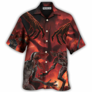 Demogorgon Scary Monster Universe - Hawaiian Shirt - Owl Ohh - Owl Ohh