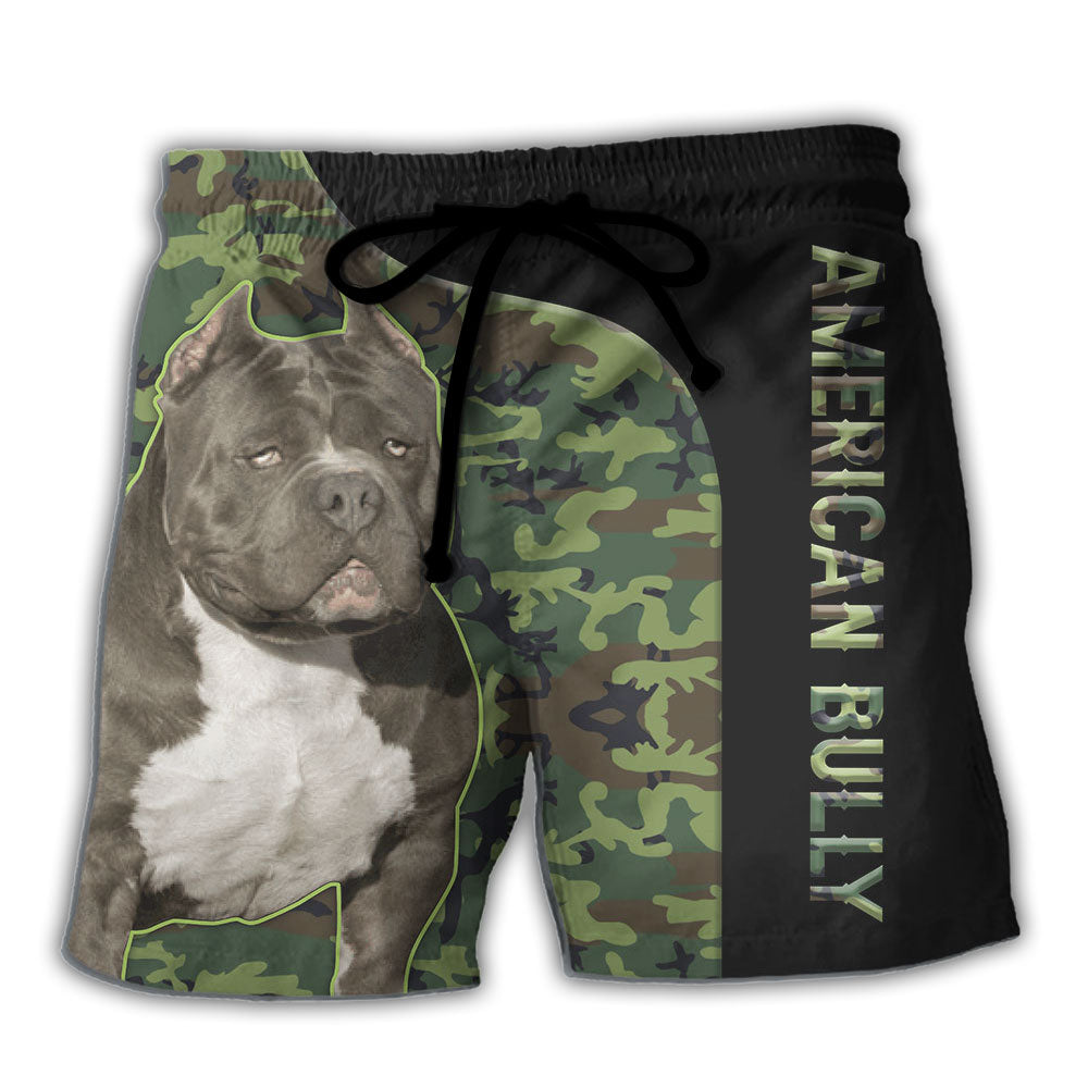 American Bully Dog Lover - Beach Short - Owl Ohh - Owl Ohh