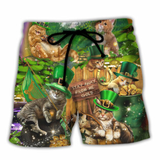 Irish Cat Happy St Patrick's Day - Beach Short - Owl Ohh - Owl Ohh
