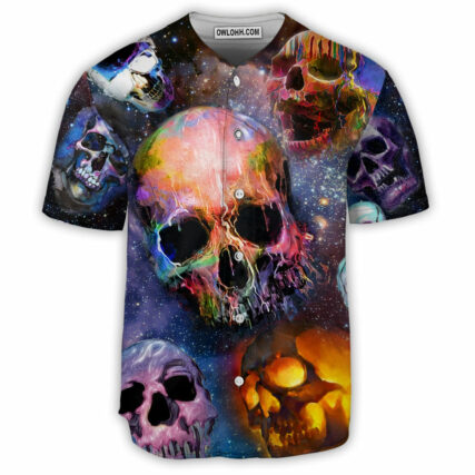Skull Life Is Short Don't Turn Into Skull - Baseball Jersey - Owl Ohh - Owl Ohh