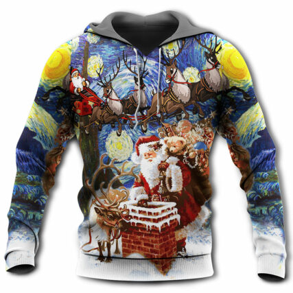 Christmas Santa Coming For You - Hoodie - Owl Ohh - Owl Ohh