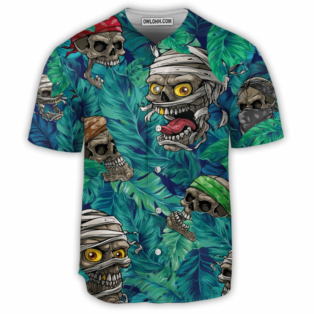 Skull Hide And Seek - Baseball Jersey - Owl Ohh - Owl Ohh