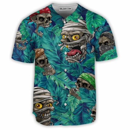 Skull Hide And Seek - Baseball Jersey - Owl Ohh - Owl Ohh
