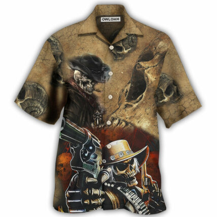 Skull I'm A Grumpy Old Man - Hawaiian Shirt - Owl Ohh - Owl Ohh