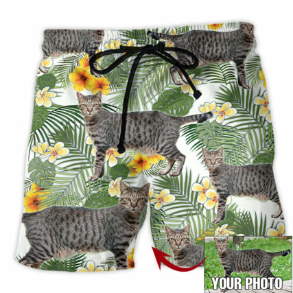 Cat Various Style Custom Photo - Beach Short - Owl Ohh - Owl Ohh