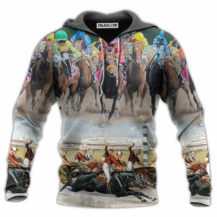 Horse Racing Great Horse Best Seat - Hoodie - Owl Ohh - Owl Ohh