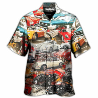 Car Retro Packed Vintage Style - Hawaiian Shirt - Owl Ohh - Owl Ohh