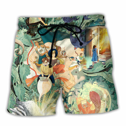 Author Build Your Mind - Beach Short - Owl Ohh - Owl Ohh