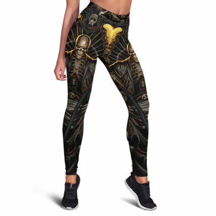 Skull Grim Reaper Dark - Legging - Owl Ohh - Owl Ohh