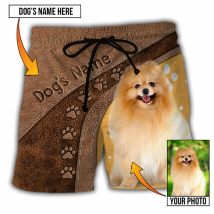 Dog My Lovely Dog Custom Photo Personalized - Beach Short - Owl Ohh - Owl Ohh