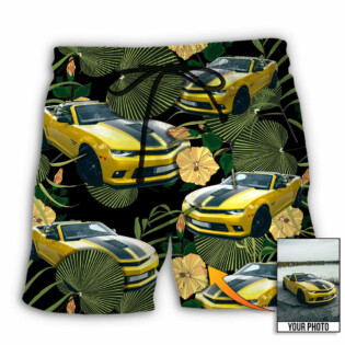 Car Cool Various Style Custom Photo - Beach Short - Owl Ohh - Owl Ohh