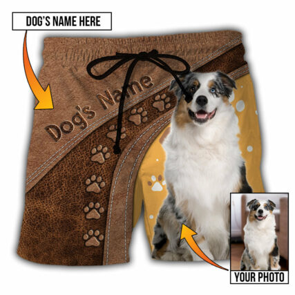 Dog My Lovely Dog Custom Photo Personalized - Beach Short - Owl Ohh - Owl Ohh