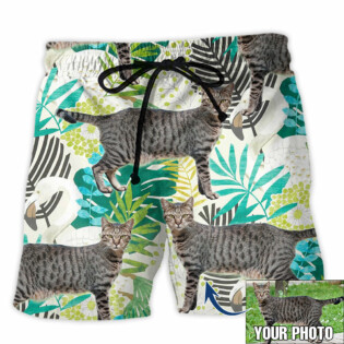 Cat Various Style Custom Photo - Beach Short - Owl Ohh - Owl Ohh
