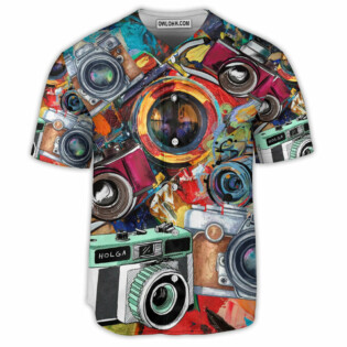 Camera Photography Is My Life - Baseball Jersey - Owl Ohh - Owl Ohh