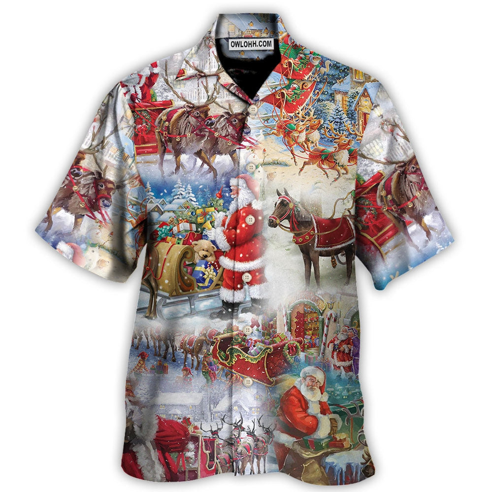 Christmas Believe In The Magic Of Christmas - Hawaiian Shirt - Owl Ohh - Owl Ohh