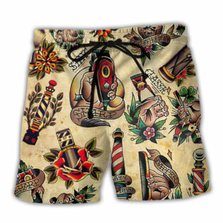 Barber Born Sharp Stay Sharp - Beach Short - Owl Ohh - Owl Ohh