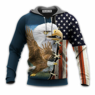 America Eagle Wildlife Faith - Hoodie - Owl Ohh - Owl Ohh