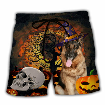 Halloween German Shepherd My Lovely Dog - Beach Short - Owl Ohh - Owl Ohh