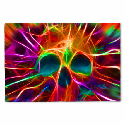 Skull Rainbow Color Love Cool Style - Doormat - Owl Ohh - Owl Ohh