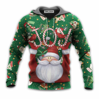Christmas Santa Claus Lover Joy - Hoodie - Owl Ohh - Owl Ohh