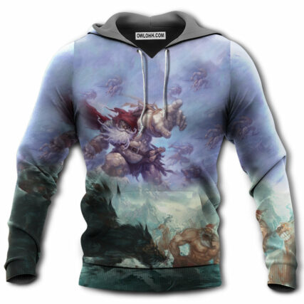 Christmas Santa Dark World Battle - Hoodie - Owl Ohh - Owl Ohh