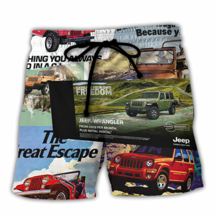 Jeep Variety Poster - Beach Short - Owl Ohh - Owl Ohh