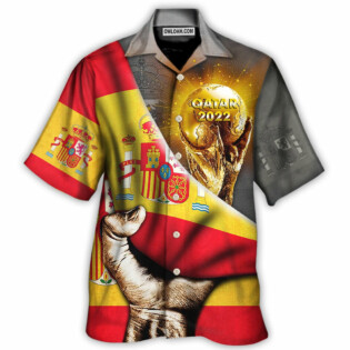 World Cup Qatar 2022 Spain Will Be The Champion - Hawaiian Shirt - Owl Ohh - Owl Ohh