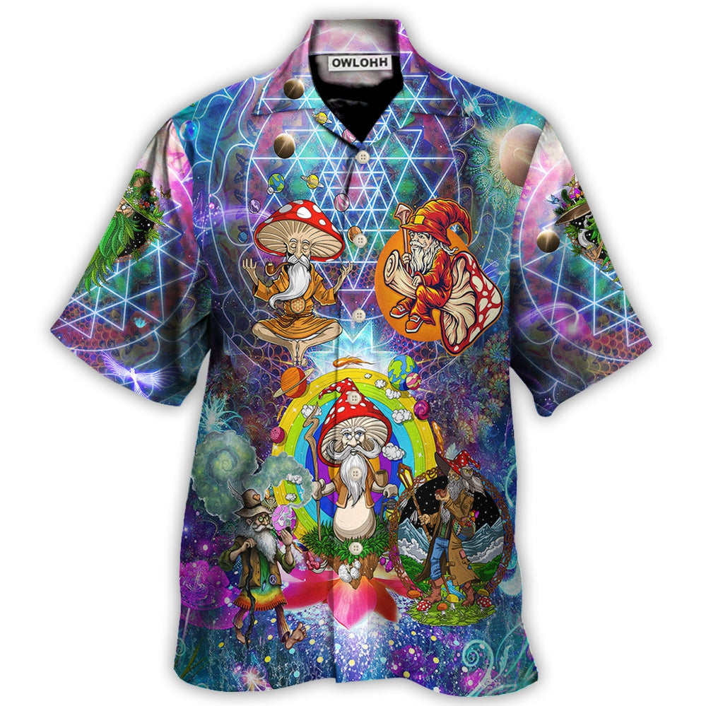 Hippie Magic Mystic Color Man - Hawaiian Shirt - Owl Ohh for men and women, kids - Owl Ohh