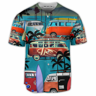 Camping Enjoy Your Van Life - Baseball Jersey - Owl Ohh - Owl Ohh