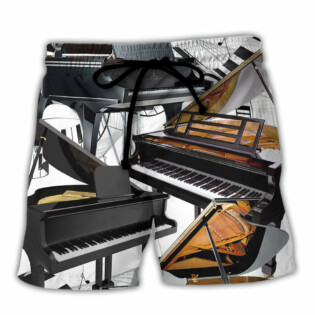 Piano Luxury Piano Style - Beach Short - Owl Ohh - Owl Ohh