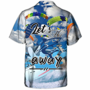 Parasailing Let's Fly Away With Shark - Hawaiian Shirt - Owl Ohh-Owl Ohh